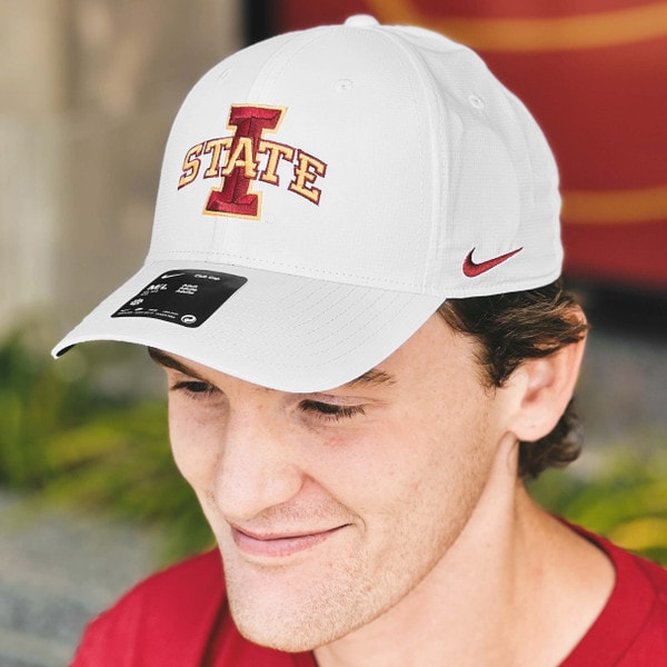 Nike I-State White FA25 Club Cap Ripstop M/L